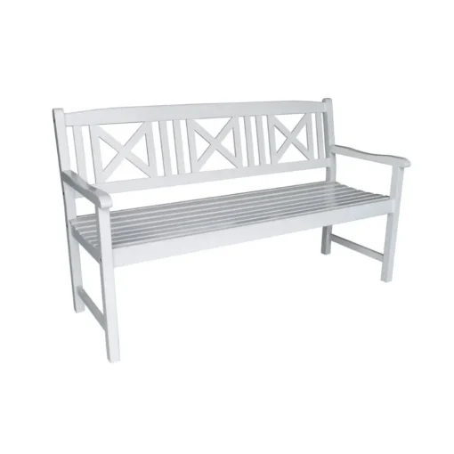 3-Sitzer Gartenbank aus Akazienholz, ca. 157 x 48,5 x 82 cm - Rose – Bild 2
