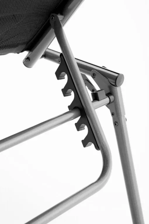 Komfort-Sonnenliege inkl. Kissen gepolstert aus Aluminium, ca. 193 x 67 x 32 cm - Schwarz – Bild 7
